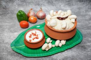 Mushroom Tikka Matka Dum Biryani